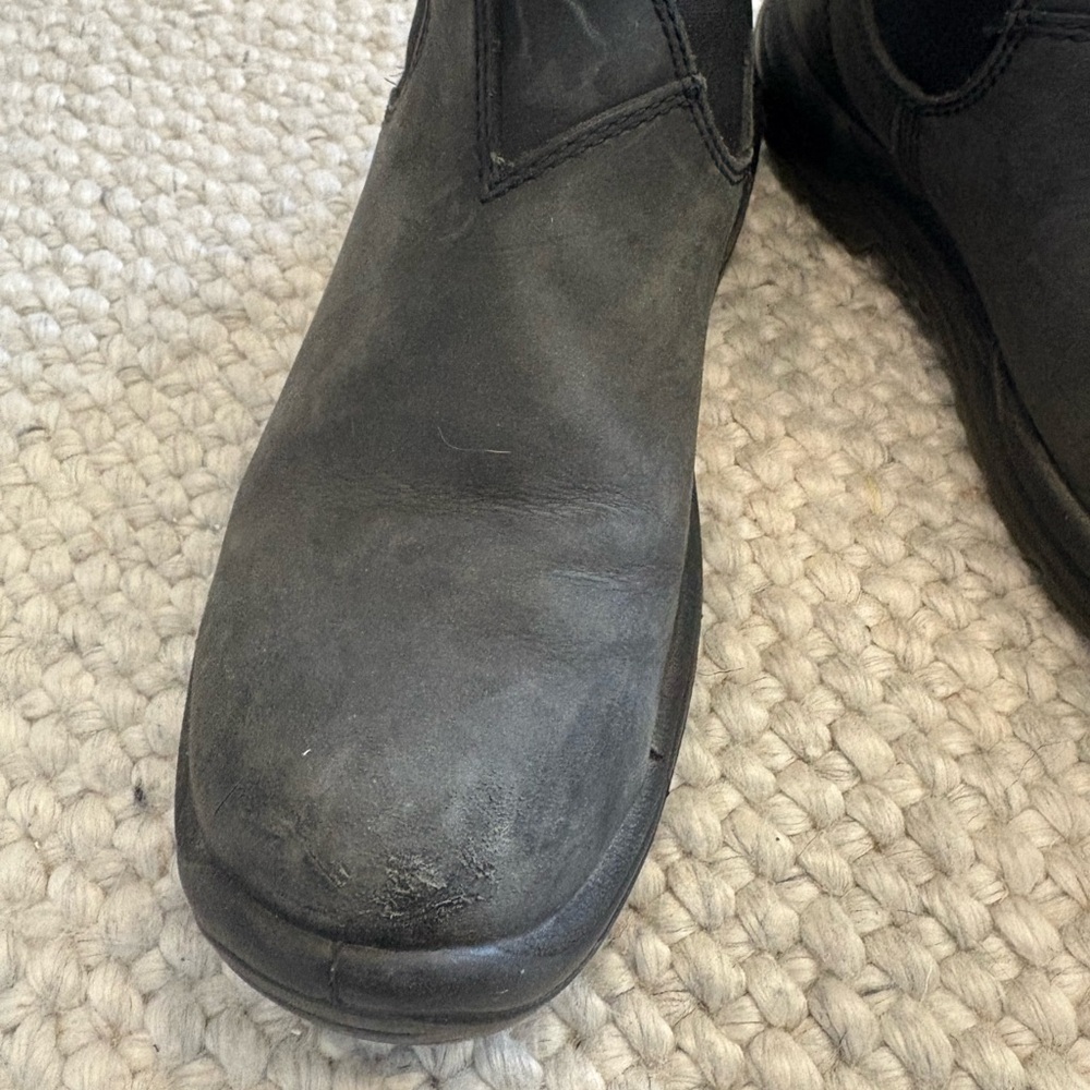 Blundstone Men's Black Steel Toe Work Boots - Picture 14 of 15